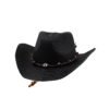 Chapeau Western Appaloosa Noir