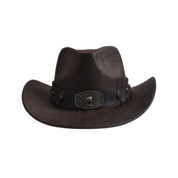 Chapeau Western Buffalo Marron