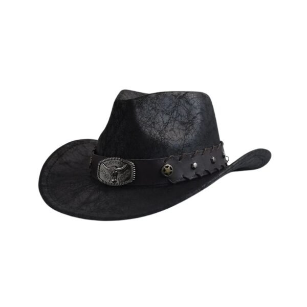 Chapeau Western Buffalo Noir