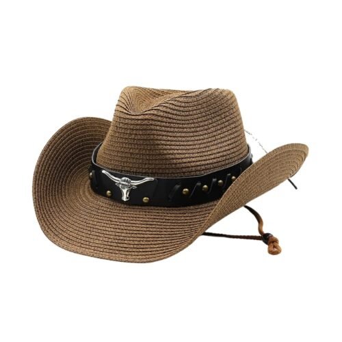 Chapeau Western Été Marron