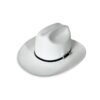 Chapeau de Cowboy à Boucle Blanc