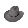 Chapeau de Cowboy à Boucle Gris