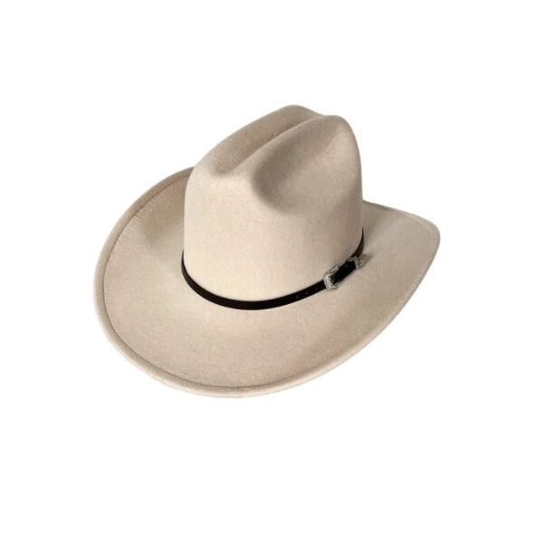 Chapeau de Cowboy à Boucle Sable