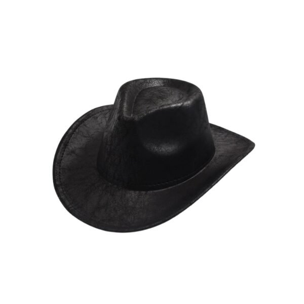 Chapeau de Cowboy Homme d'Affaires Noir