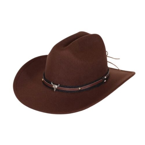 chapeau cowboy cavalerie marron