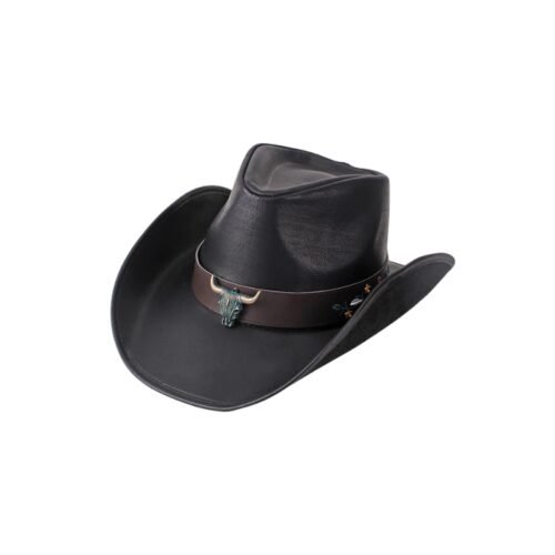 Chapeau Cowboy Cuir Homme