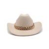 Chapeau Cowboy Femme Moderne Beige
