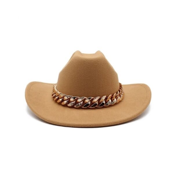 Chapeau Cowboy Femme Moderne Camel