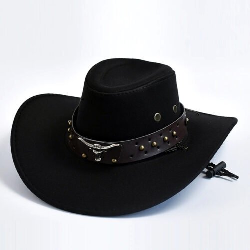 Chapeau de Cowboy Texan Noir