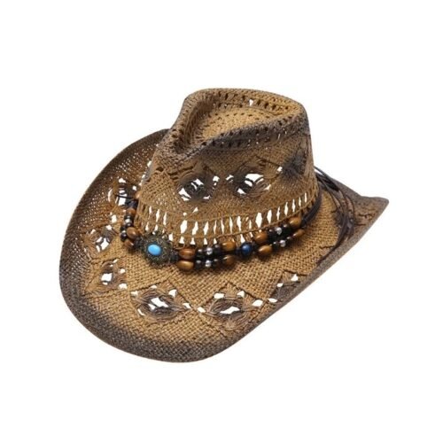 Chapeau Paille Souple Femme Marron