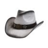 Chapeau Western Old Blanc