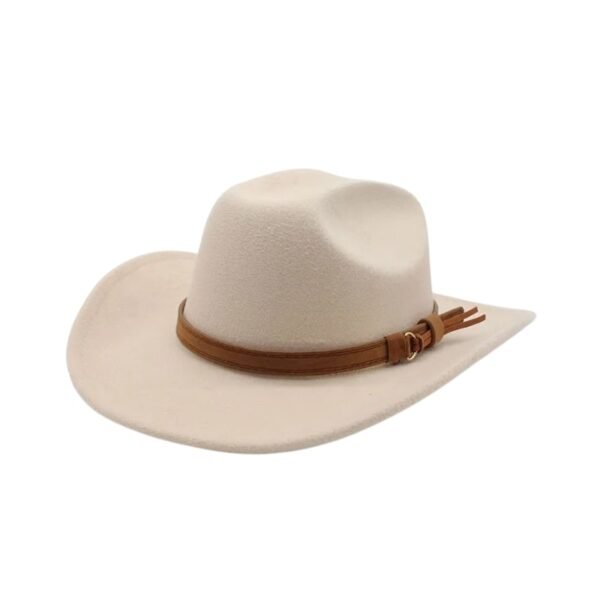 Chapeau Cowboy Femme Moderne Beige