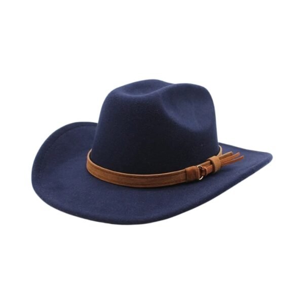 Chapeau Cowboy Femme Moderne Bleu Marine