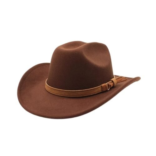 Chapeau Cowboy Femme Moderne Marron