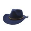 Chapeau Cowboy Hiver Bleu Marine