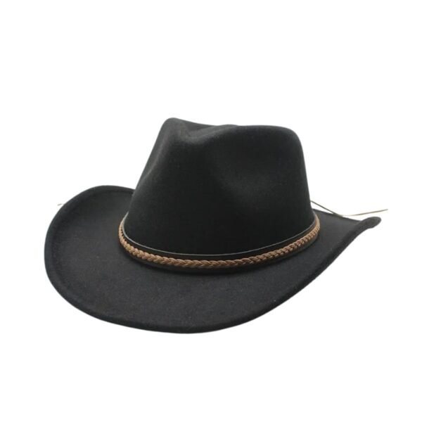 Chapeau Cowboy Hiver Noir