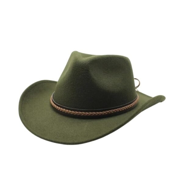 Chapeau Cowboy Hiver Vert Militaire
