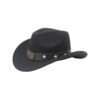 Chapeau Cowboy Sheriff Noir