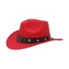 Chapeau Cowboy Sheriff Rouge