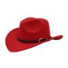 Chapeau Cowboy Tendance Rouge