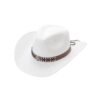 Chapeau de Cowboy Western Country Blanc