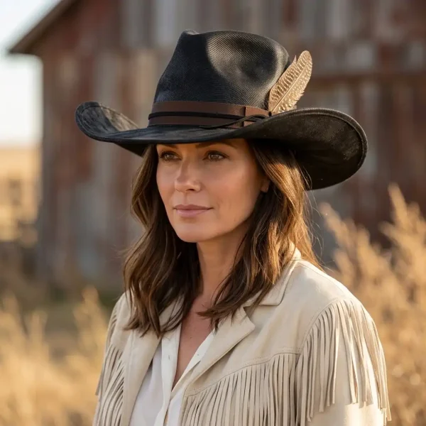 chapeau femme western